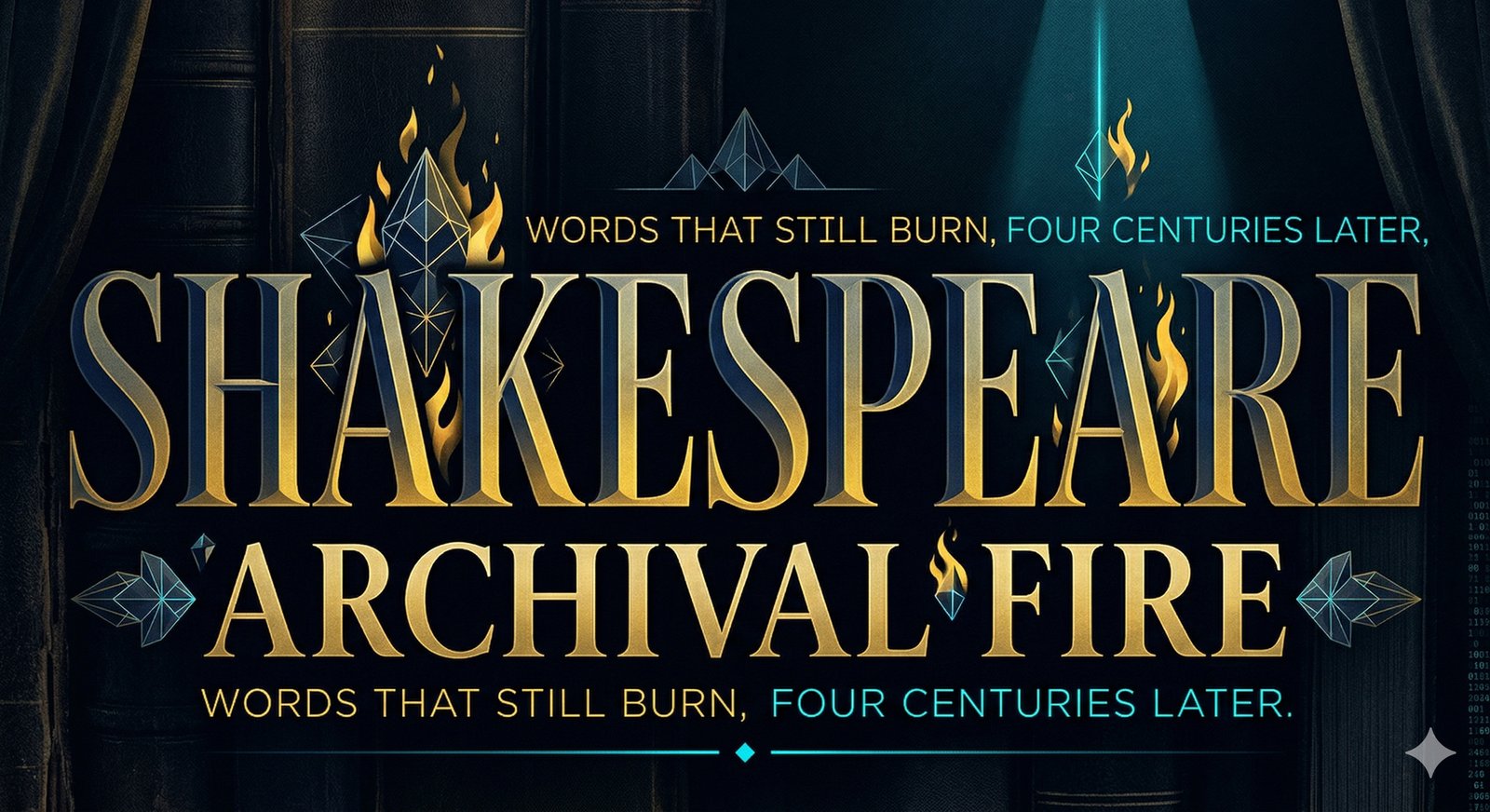 Shakespeare Archival Fire — Words That Still Burn, Four Centuries Later